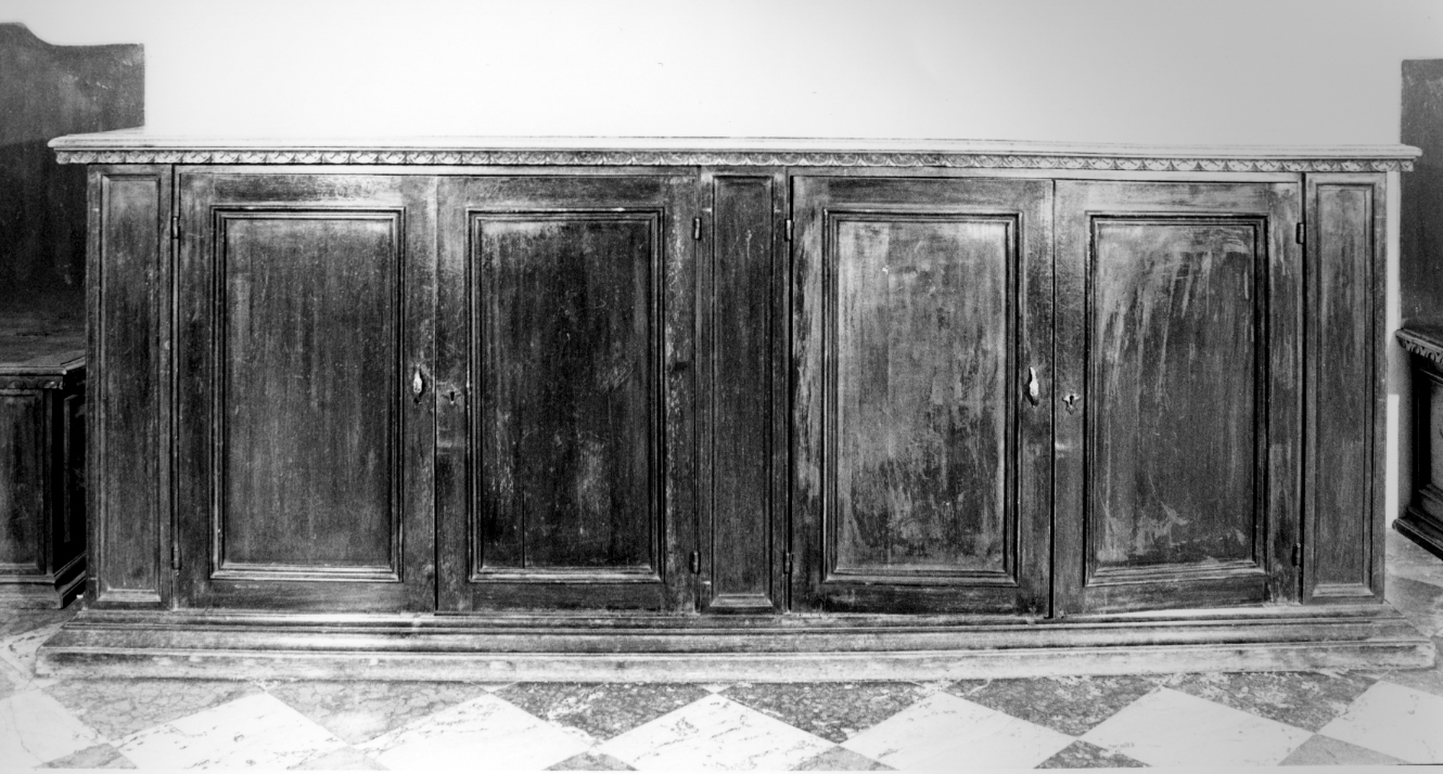 mobile da sacrestia - ambito veneto (fine sec. XVIII)