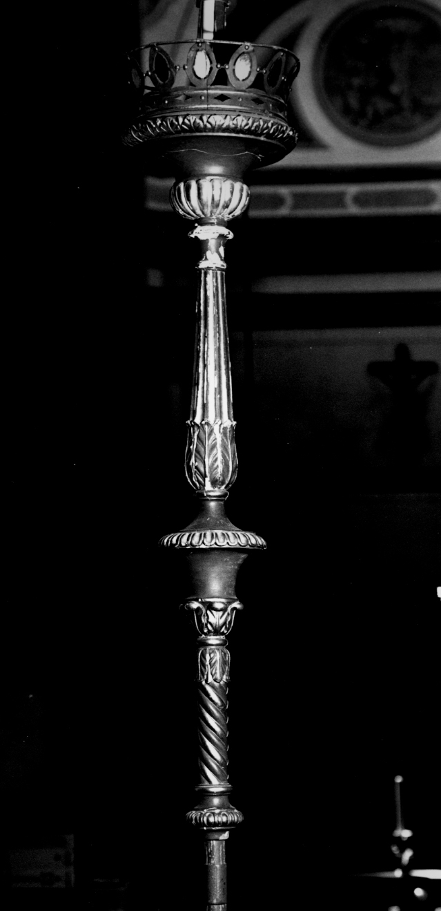 candelabro portatile - ambito veneto (sec. XVIII)