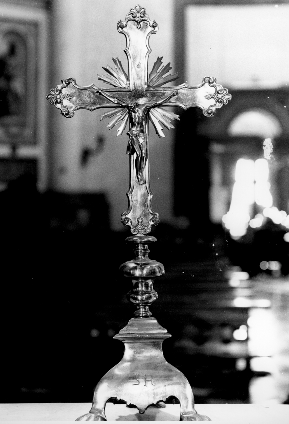 Cristo crocifisso (croce d'altare) - ambito veneto (prima metà sec. XIX)