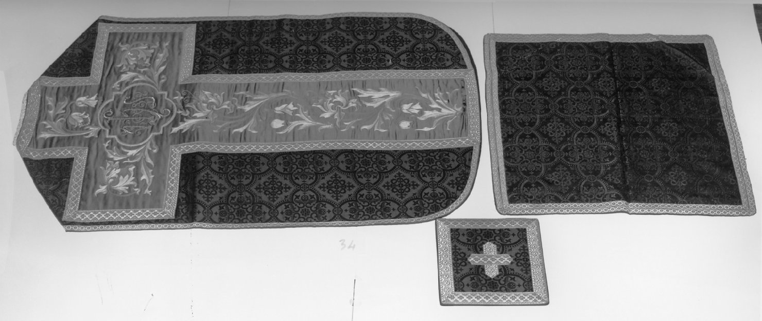 paramento liturgico, insieme - manifattura italiana (secc. XIX/ XX)