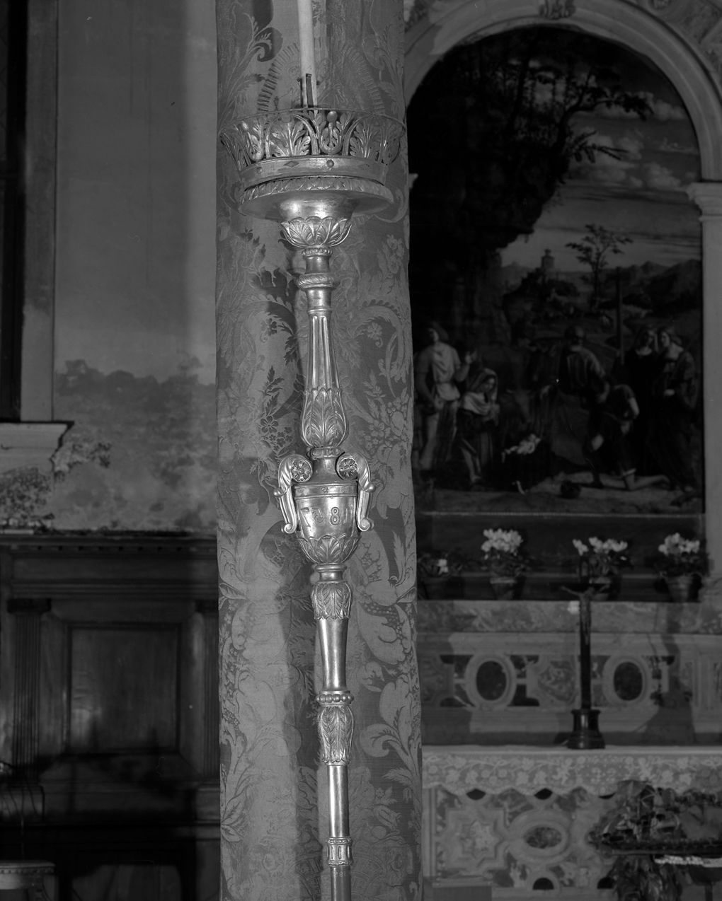 cero processionale, serie - bottega veneta (sec. XIX)