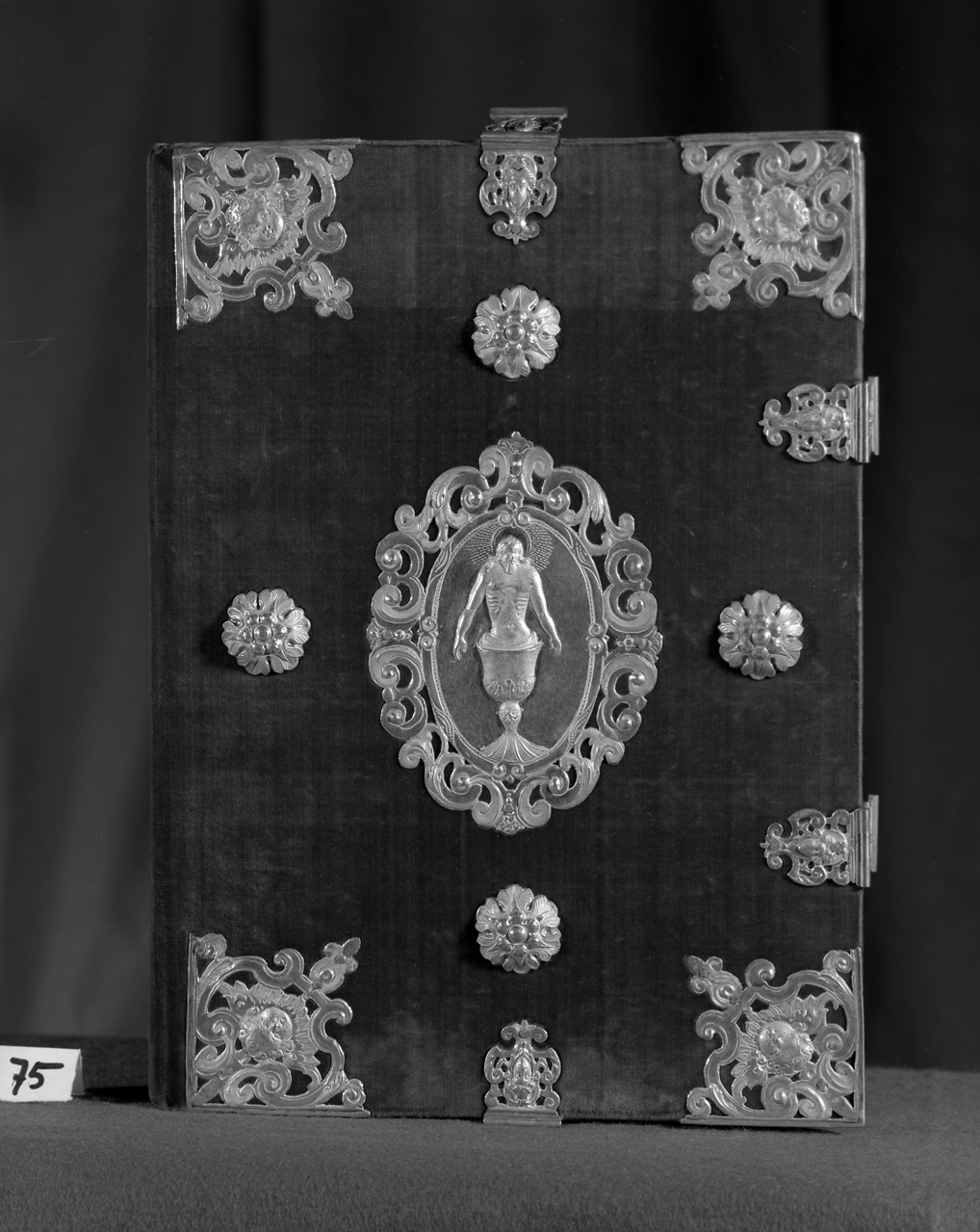 coperta di libro liturgico - bottega veneziana (sec. XIX)