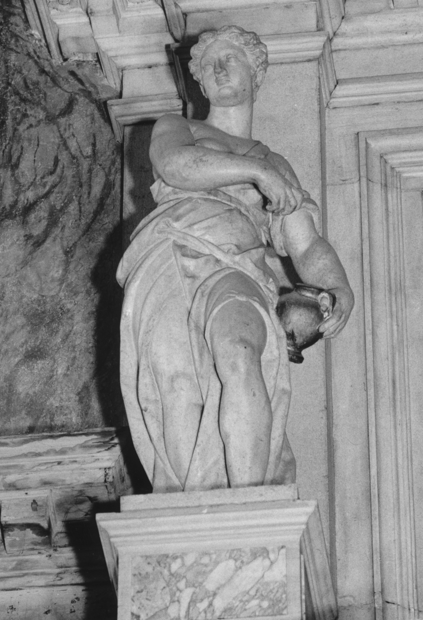Virtù (statua, elemento d'insieme) di Campagna Girolamo (inizio sec. XVII)