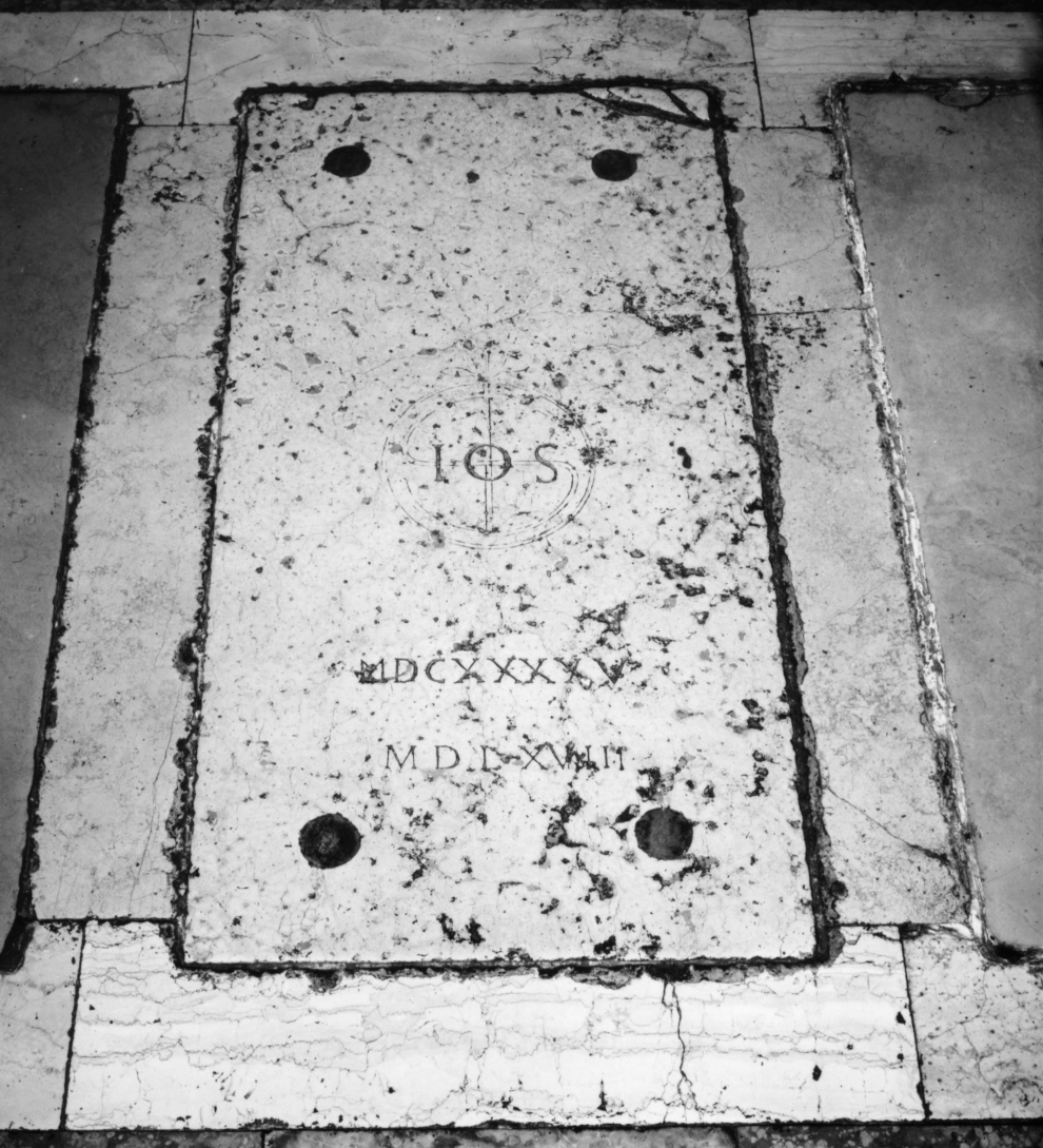 lastra tombale - bottega veneta (sec. XVII)