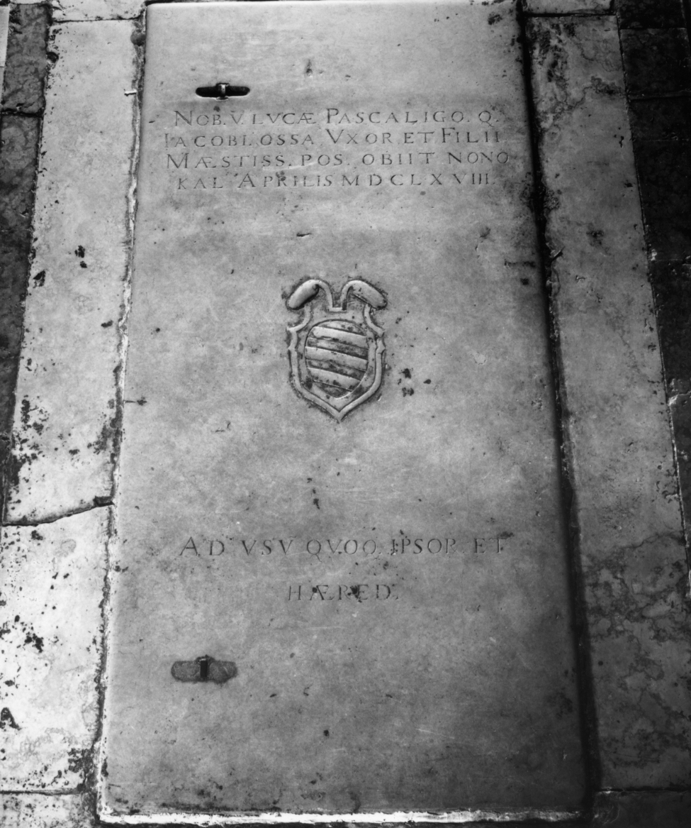 lastra tombale - bottega veneta (sec. XVII)