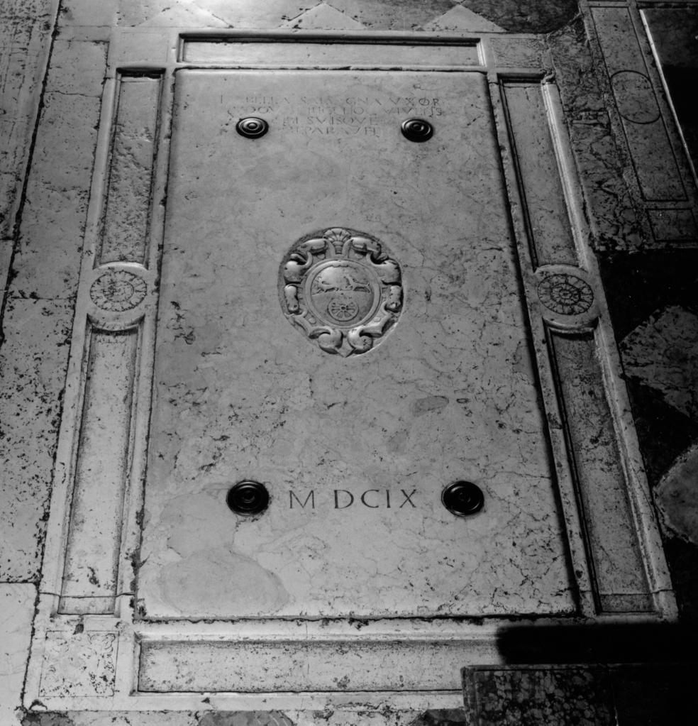 lastra tombale - bottega veneta (sec. XVII)