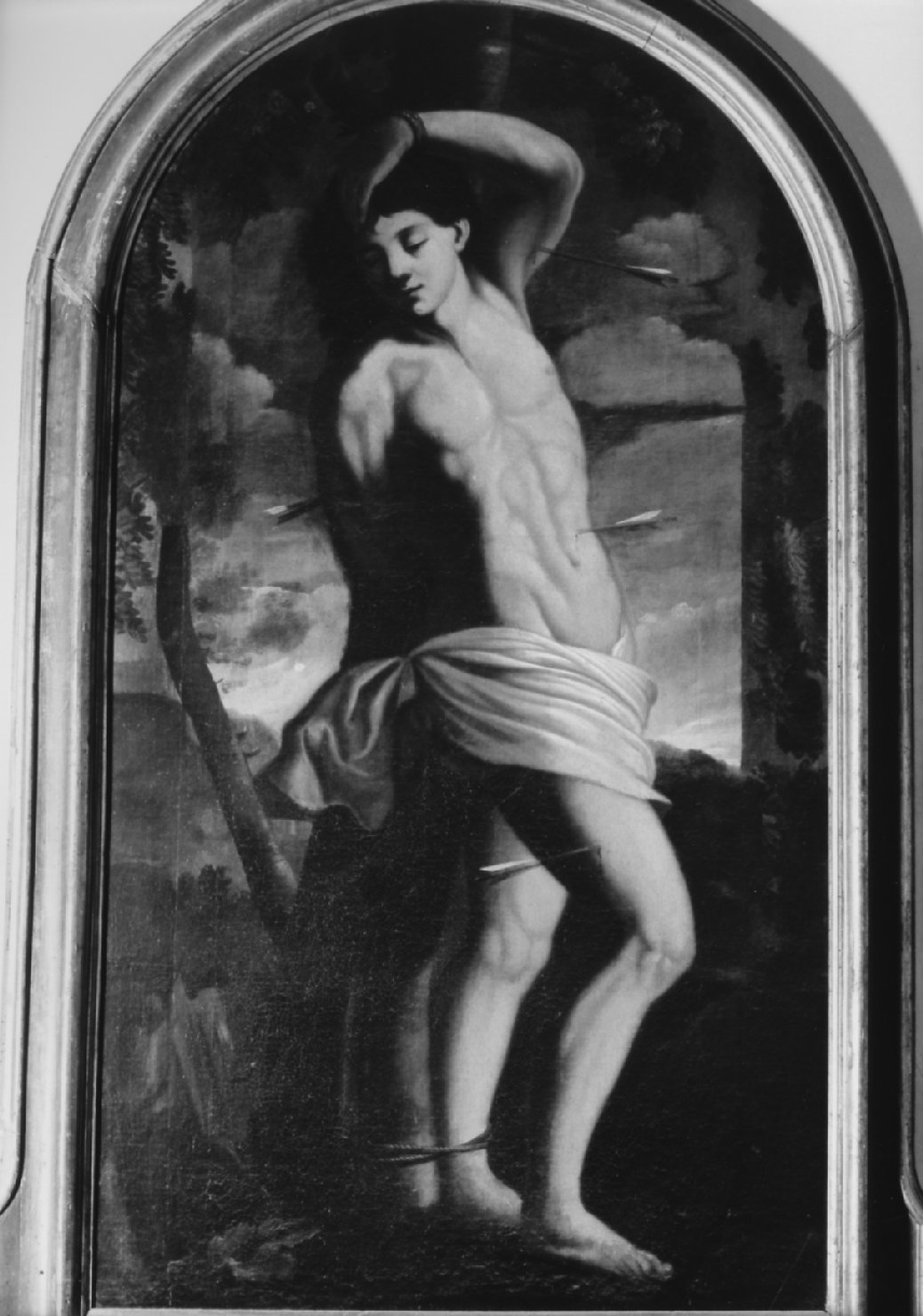 martirio di San Sebastiano (dipinto) di Corona Leonardo detto Leonardo da Murano (maniera) (sec. XVII)