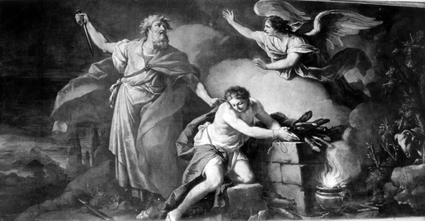 sacrificio di Isacco (dipinto) di Fedeli Domenico detto Maggiotto (sec. XVIII)