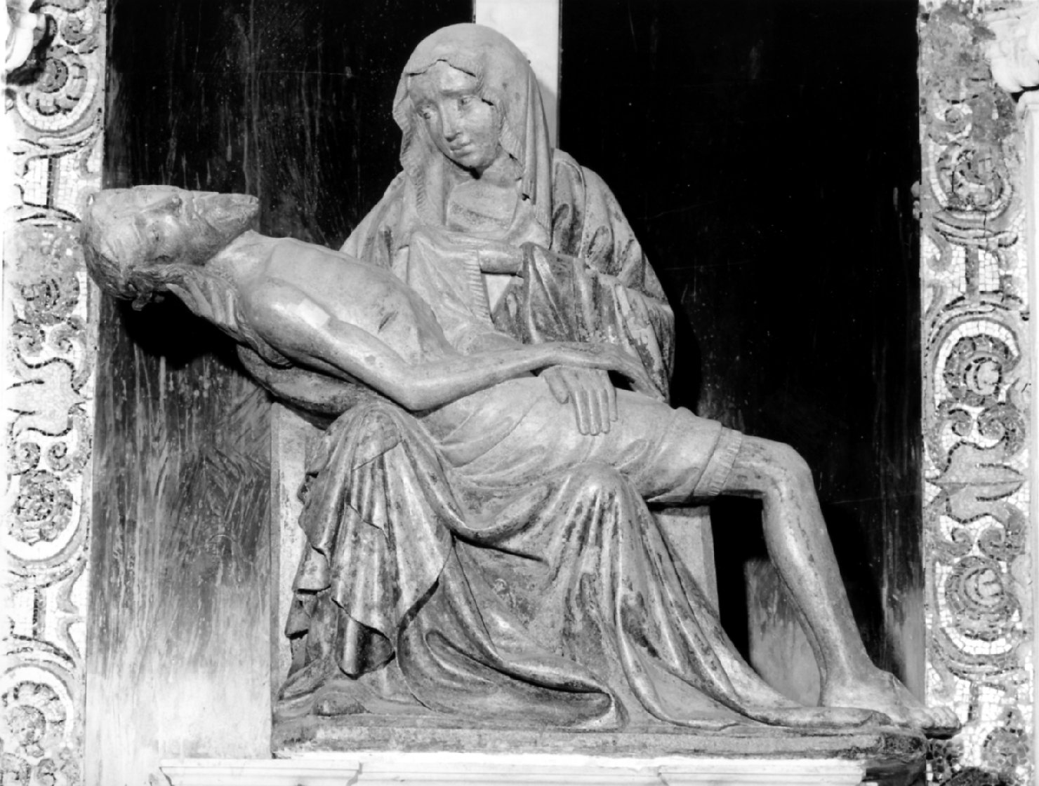 Pietà (scultura) - ambito tedesco (sec. XVI)
