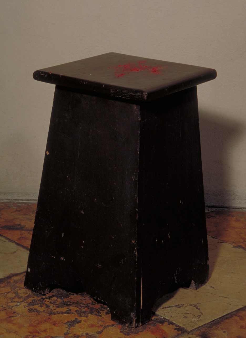 sgabello - bottega veneziana (sec. XVII)