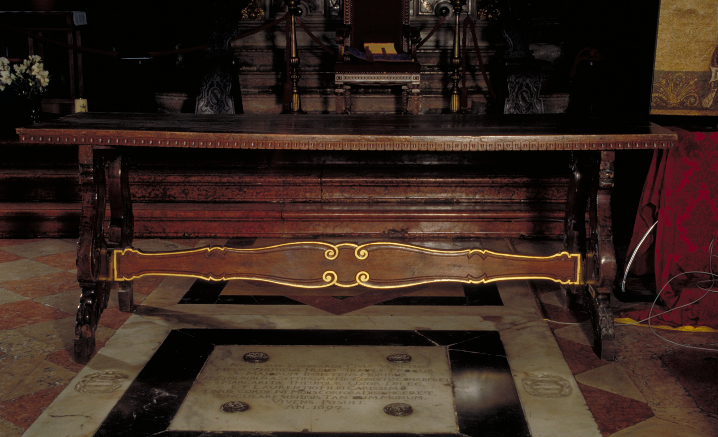 tavolo - bottega veneziana (sec. XVII)