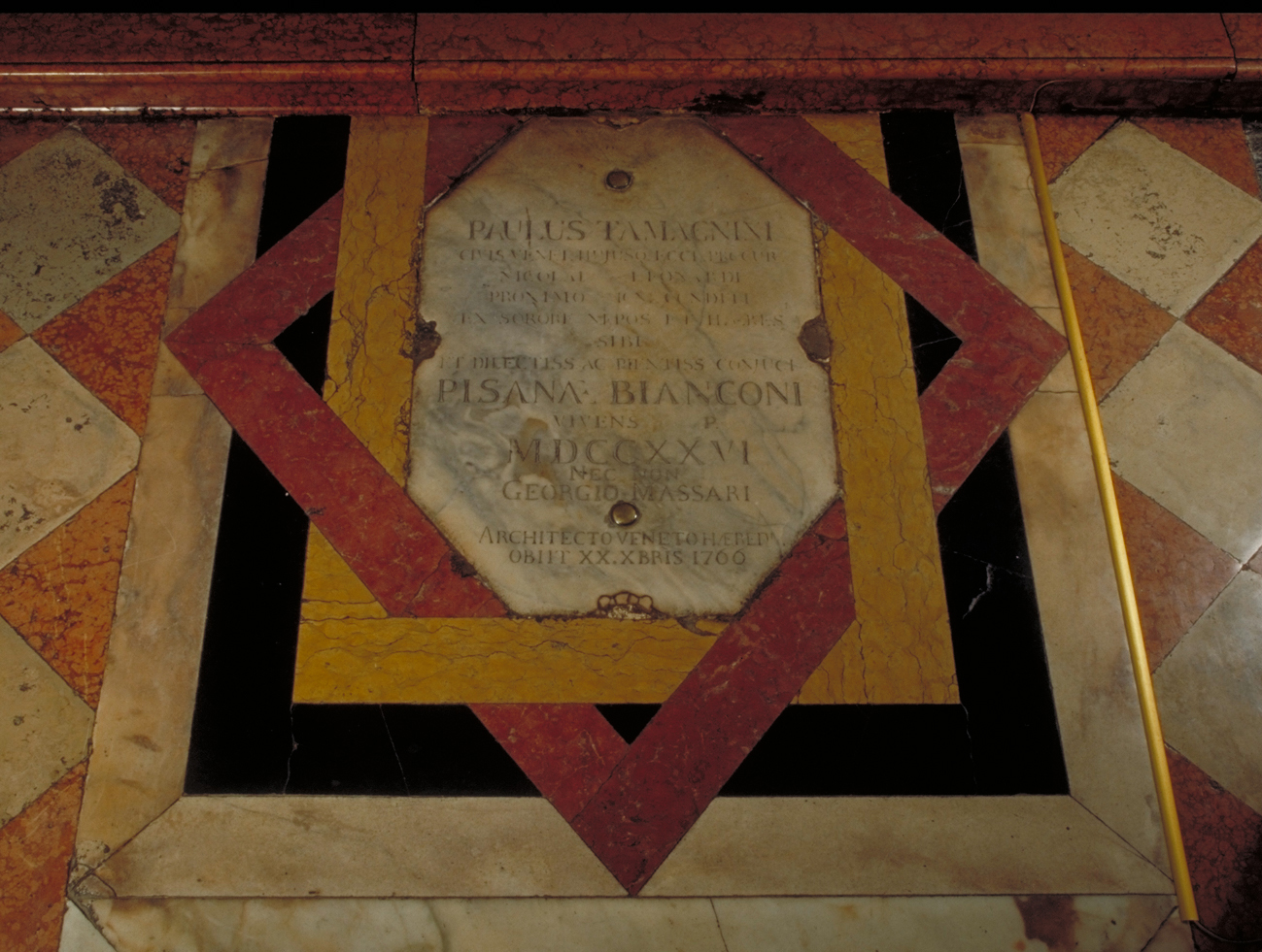 lastra tombale - bottega veneziana (sec. XVIII)