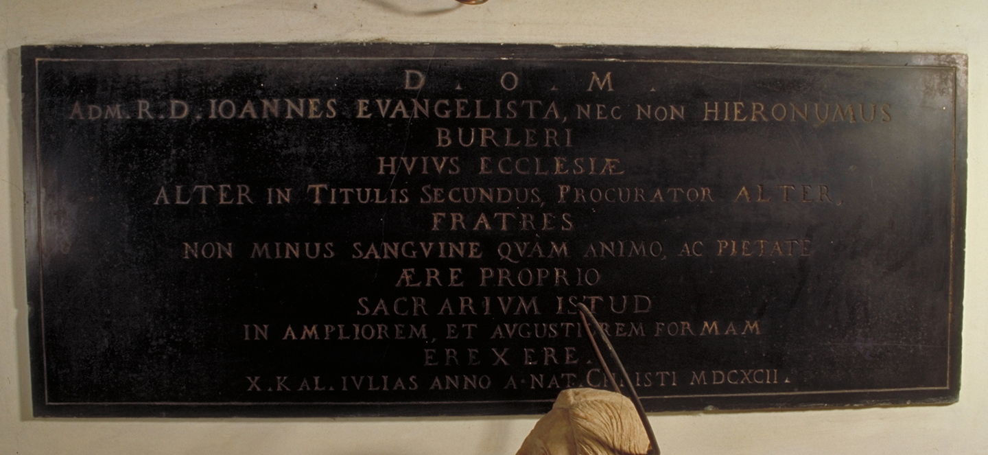 lapide - bottega veneziana (sec. XVII)