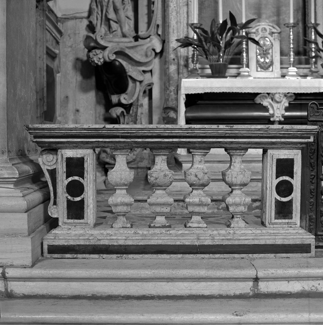 balaustrata, elemento d'insieme - ambito veneto (secc. XVII/ XVIII)