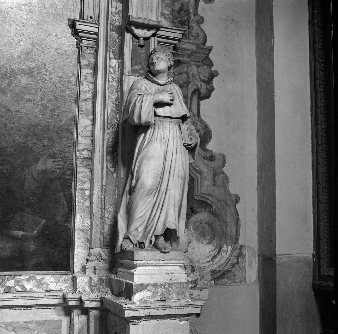 San Bernardino da Siena (statua, elemento d'insieme) - ambito veneto (secc. XVII/ XVIII)