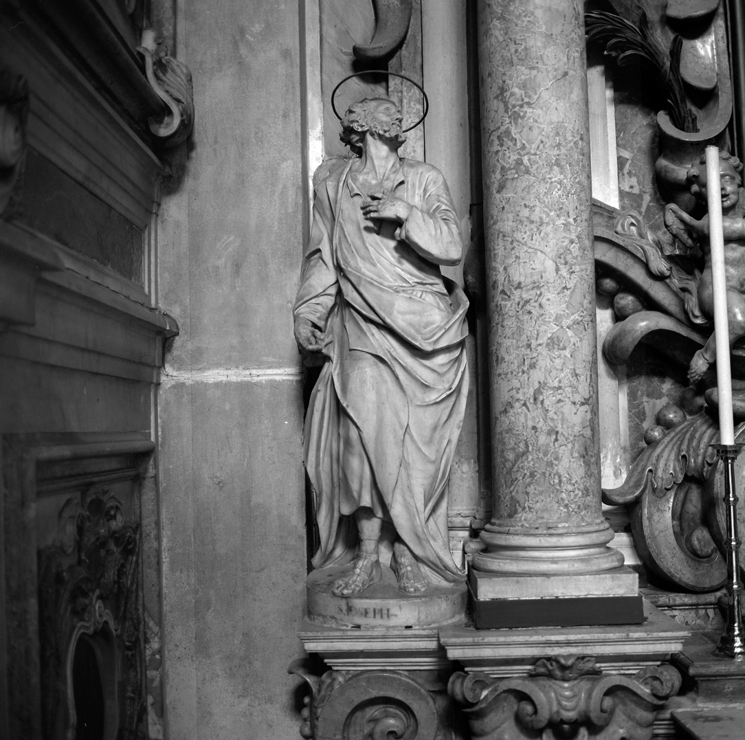 San Giuseppe (statua, elemento d'insieme) di Baratta Pietro (inizio sec. XVIII)