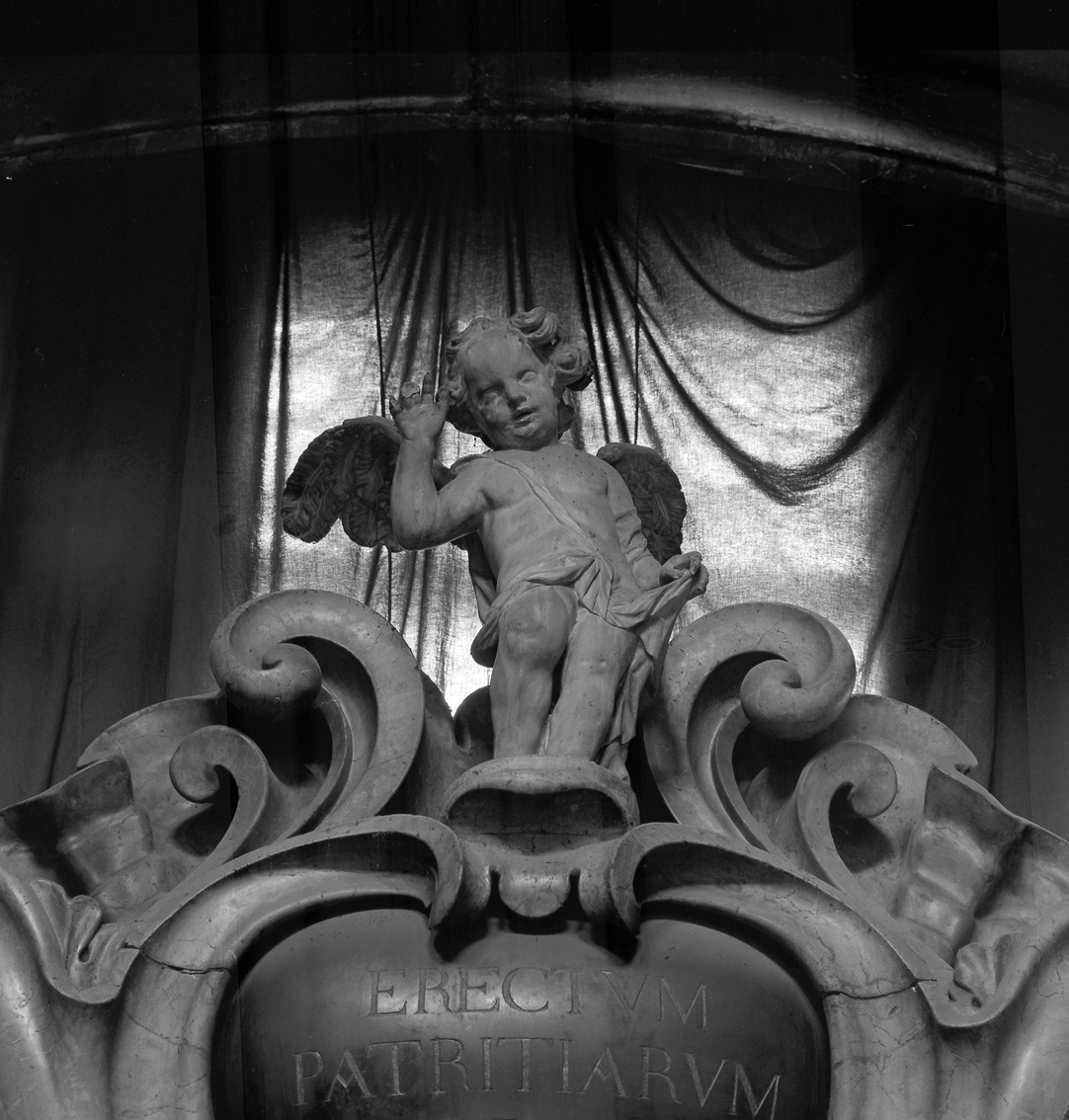 putto alato (statua, elemento d'insieme) di Baratta Pietro (inizio sec. XVIII)