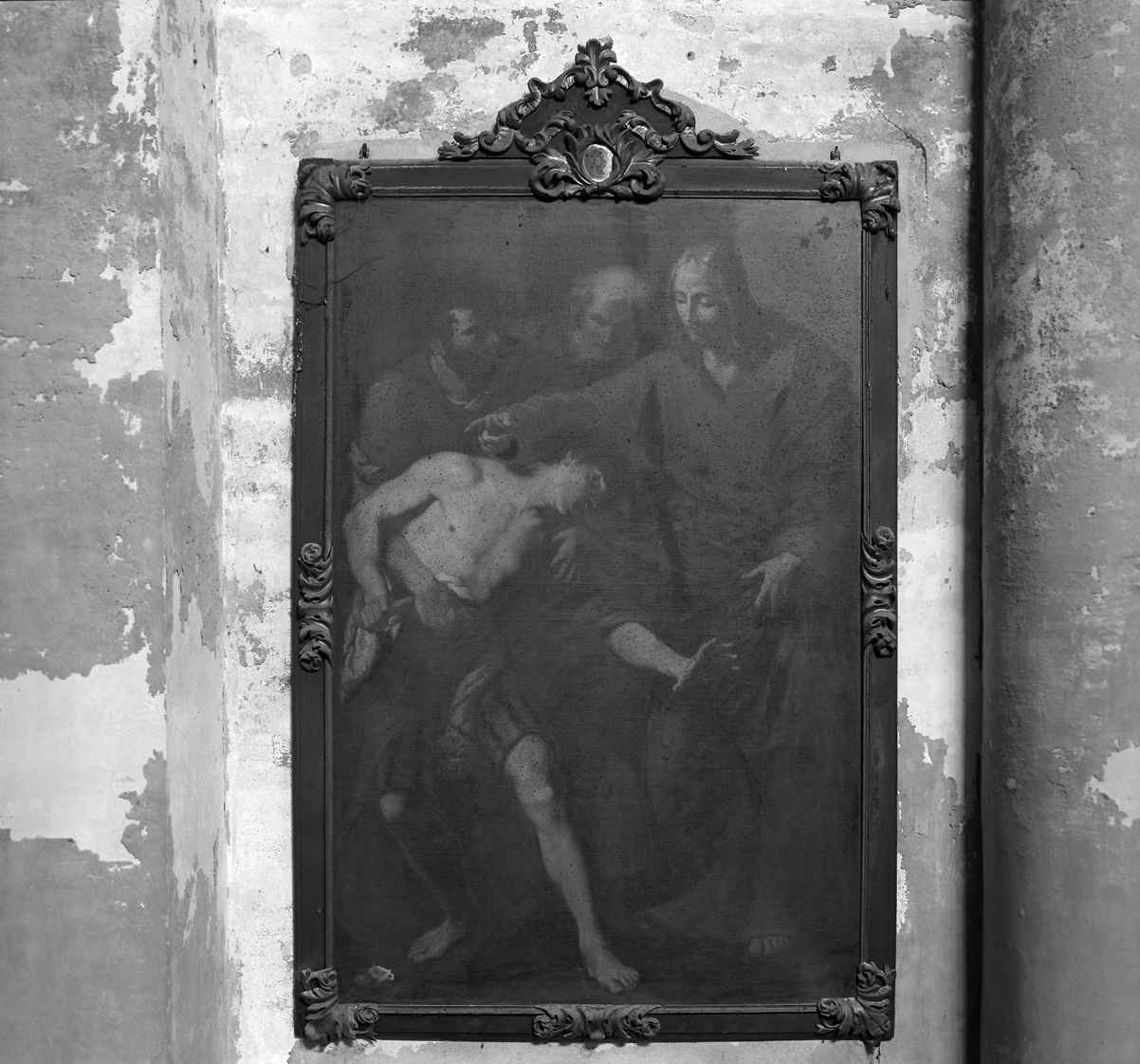 Cristo guarisce l'indemoniato cieco e muto (dipinto) di Trevisani Angelo (prima metà sec. XVIII)