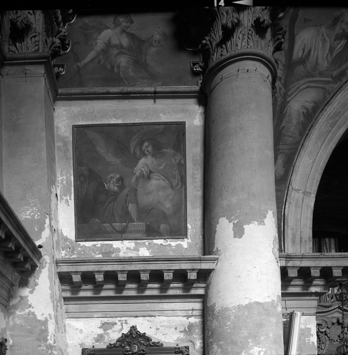 San Pietro liberato dal carcere da un angelo (dipinto) di Fazioli Giovanni (sec. XVIII)