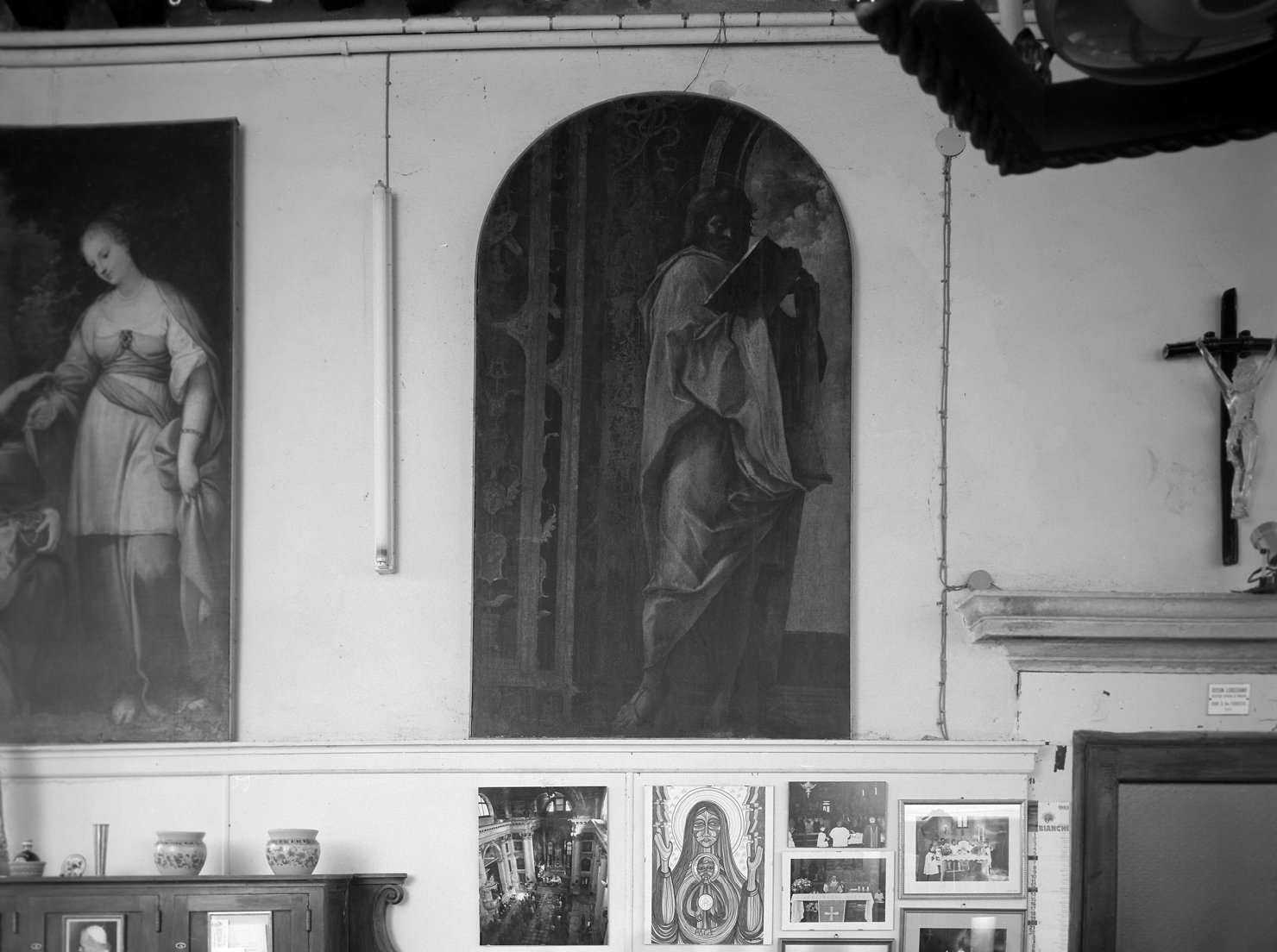 Santo (dipinto) di Previtali Andrea detto Cordeliaghi - ambito veneziano (fine/inizio secc. XV/ XVI)
