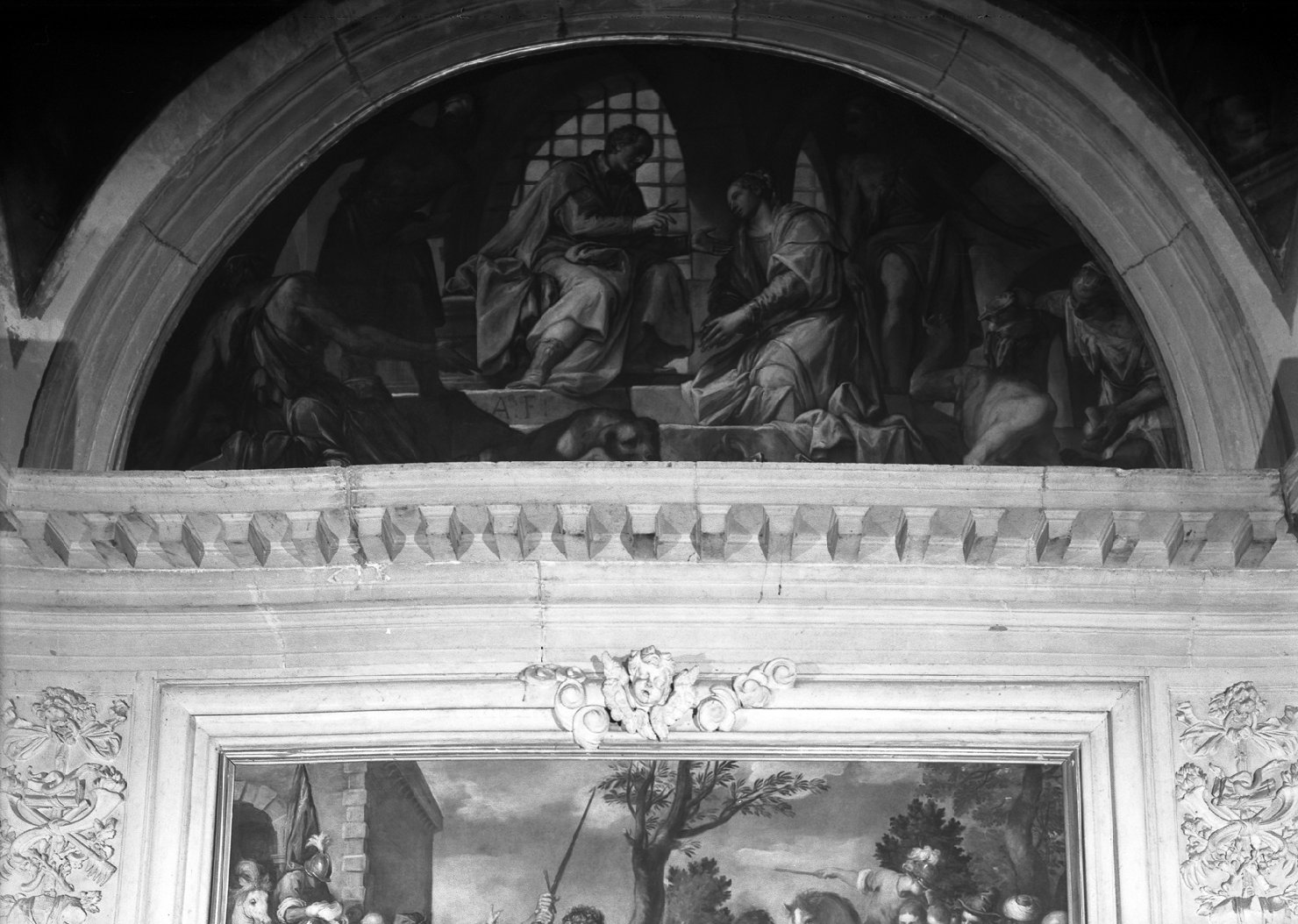 San Pantaleone in carcere (dipinto) di Fumiani Giovanni Antonio (inizio sec. XVIII)