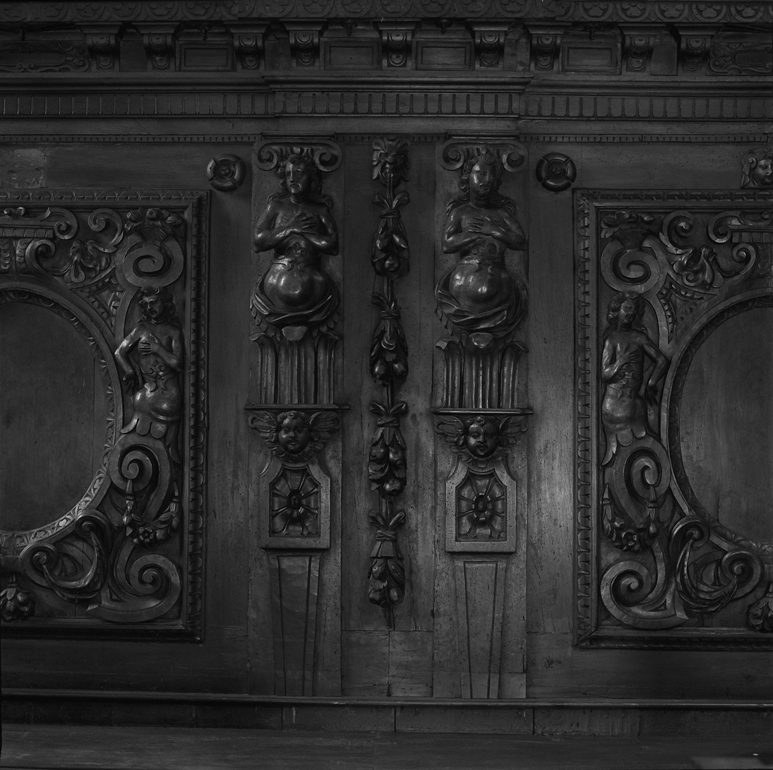 cariatidi (rilievo, elemento d'insieme) - ambito veneto (secc. XVII/ XVIII)