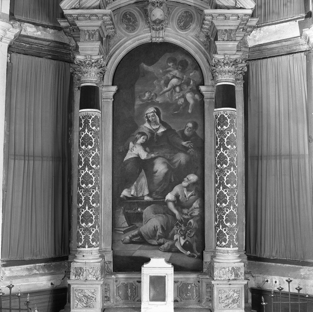 Sant'Anna insegna a leggere a Maria Vergine (dipinto) di Diziani Gaspare (prima metà sec. XVIII)