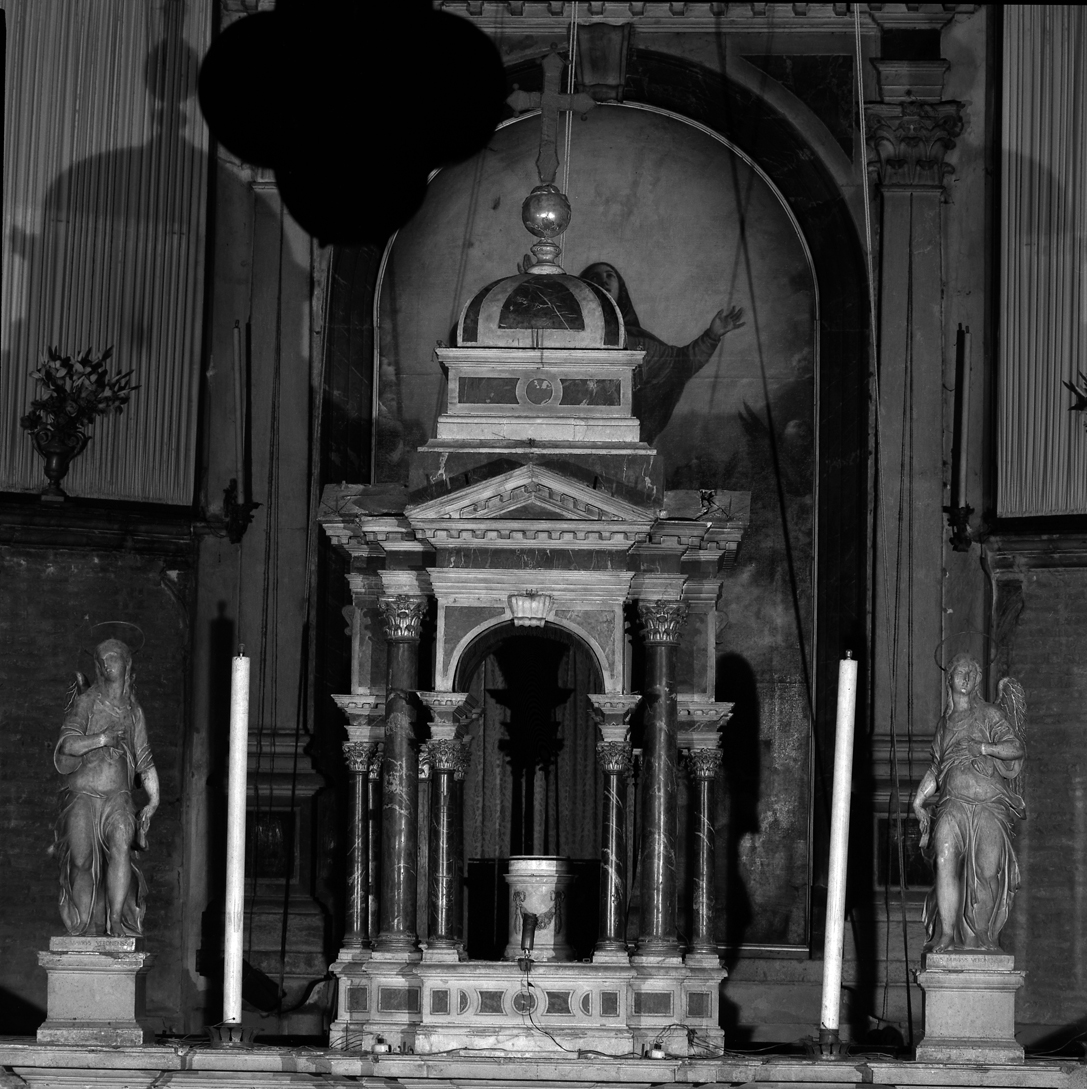ciborio, elemento d'insieme - ambito veneto (sec. XVII)