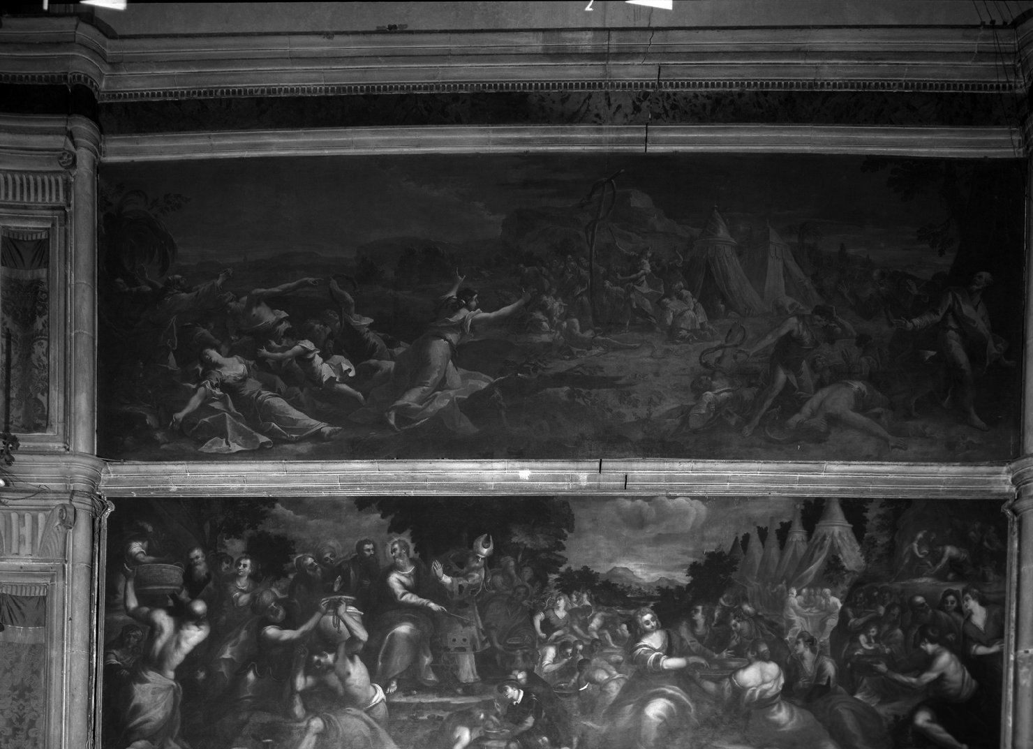 castigo dei serpenti (dipinto) di Diziani Gaspare (sec. XVIII)