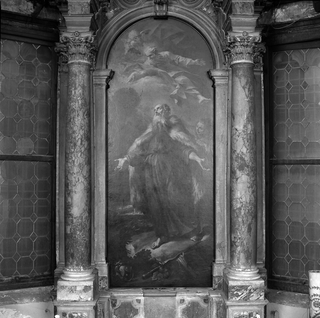 Elia nel deserto nutrito dall'angelo (dipinto) di Diziani Gaspare (prima metà sec. XVIII)