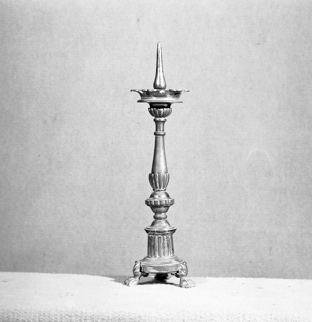 candeliere, serie - bottega veneta (fine/inizio secc. XIX/ XX)