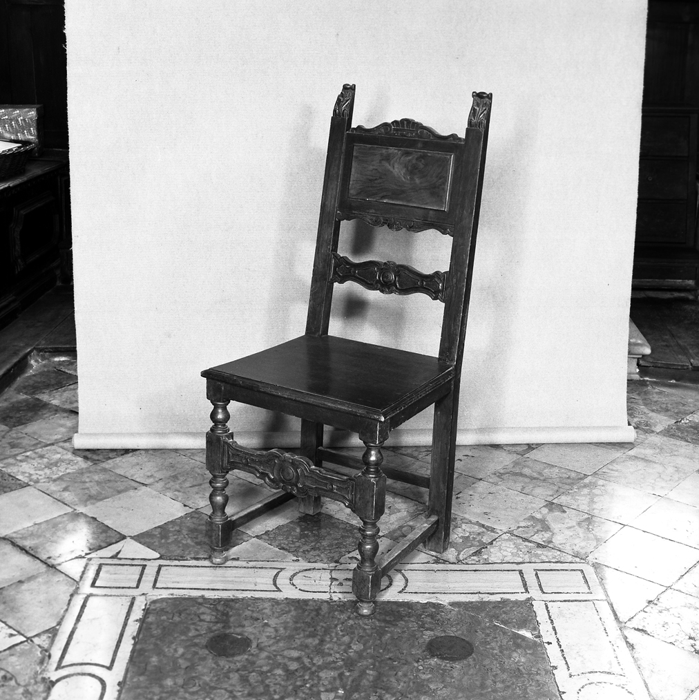 sedia, serie - ambito veneziano (seconda metà sec. XIX)