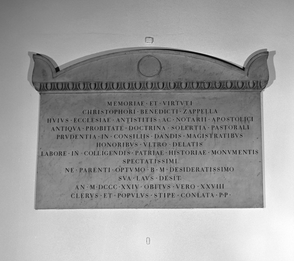 lapide tombale - ambito veneziano (sec. XIX)