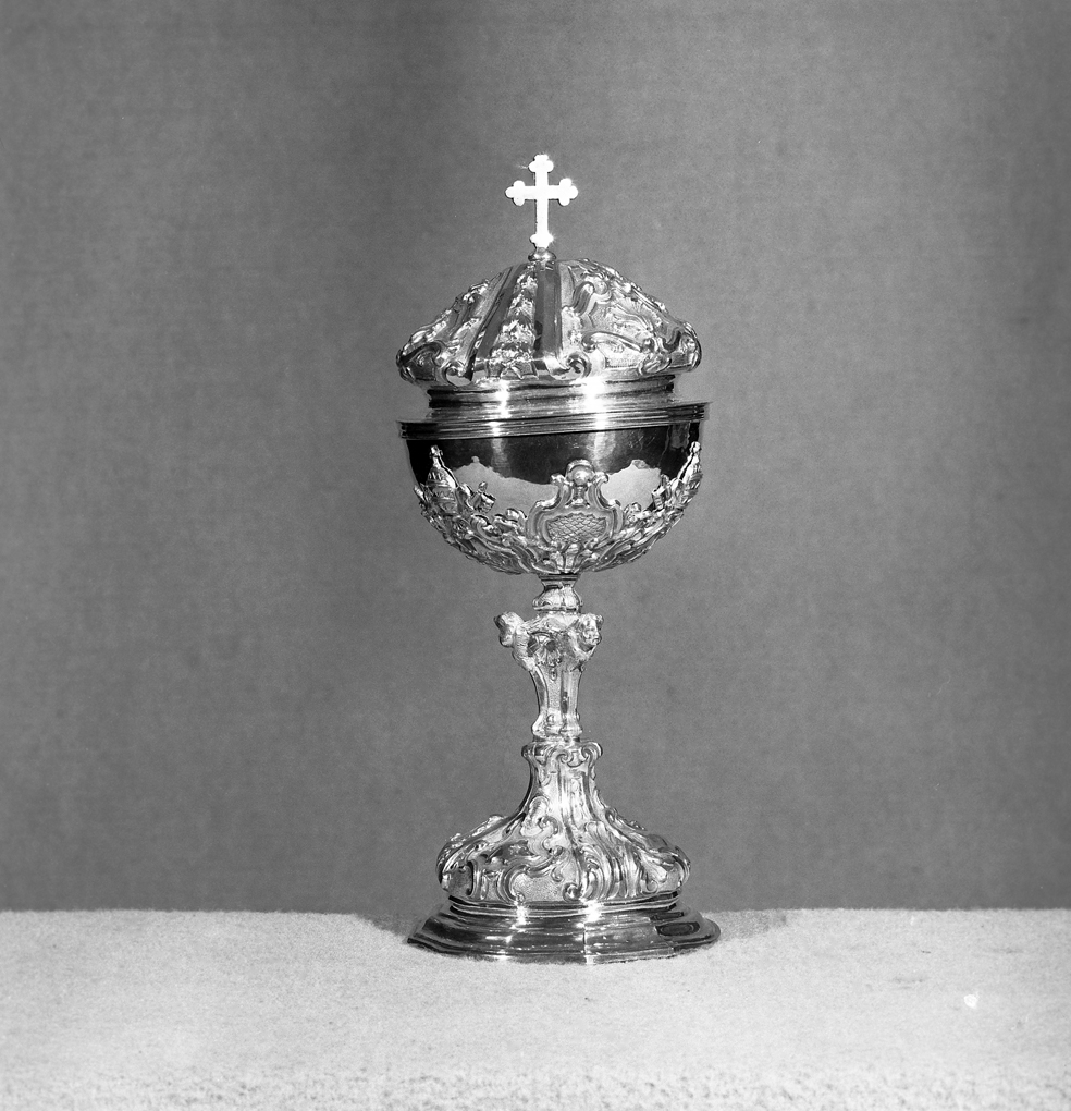 pisside - manifattura veneta (fine/inizio secc. XIX/ XX)