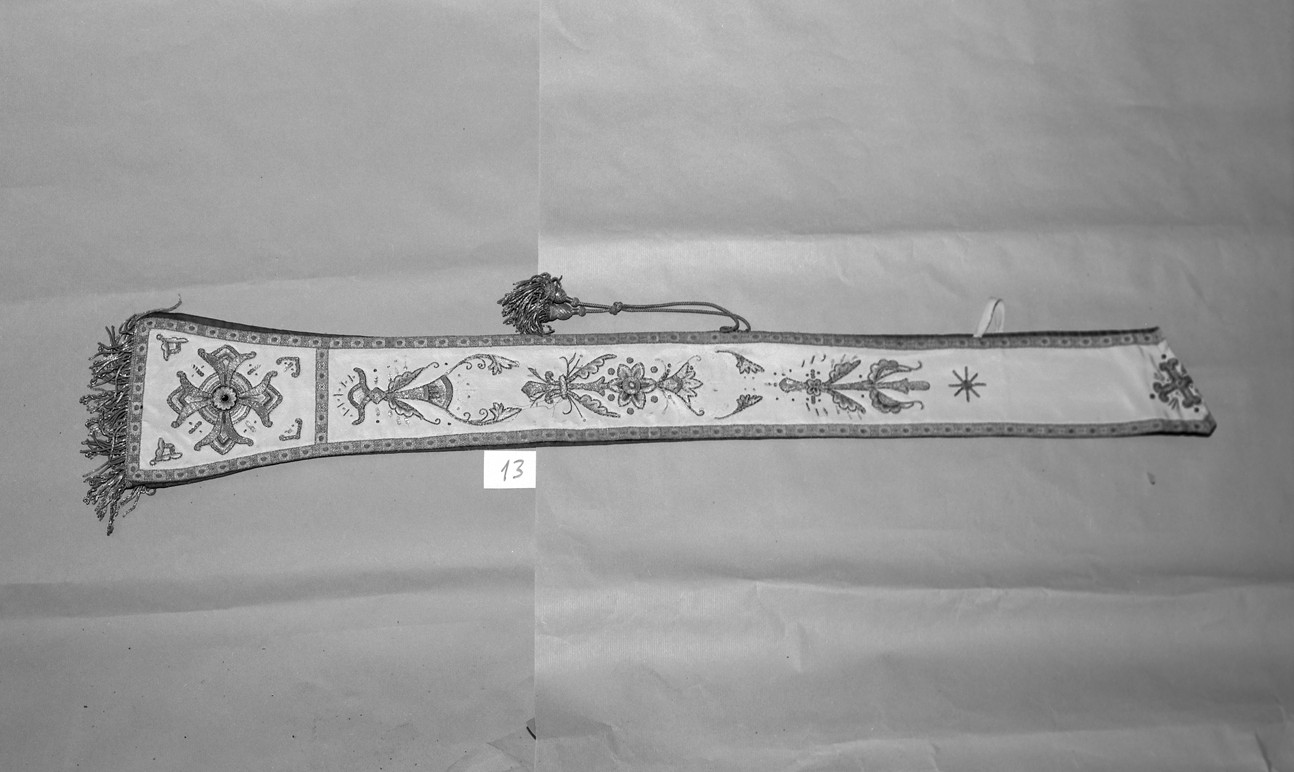 stola - manifattura italiana (seconda metà sec. XIX)