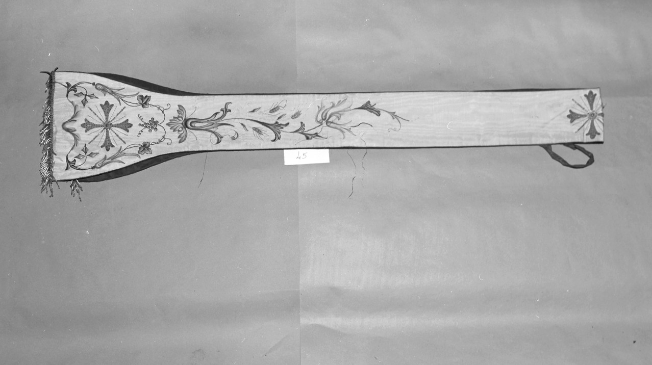 stola - manifattura italiana (seconda metà sec. XIX)