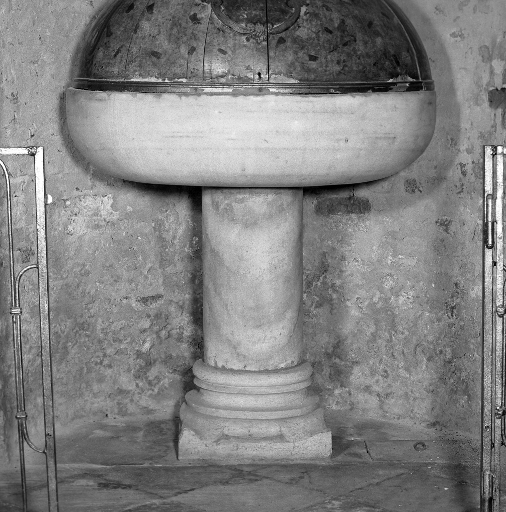 fonte battesimale - ambito veneziano (inizio sec. XIX)