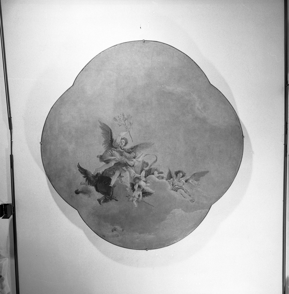 gloria di angeli (dipinto, elemento d'insieme) di Tiepolo Giandomenico (sec. XVIII)