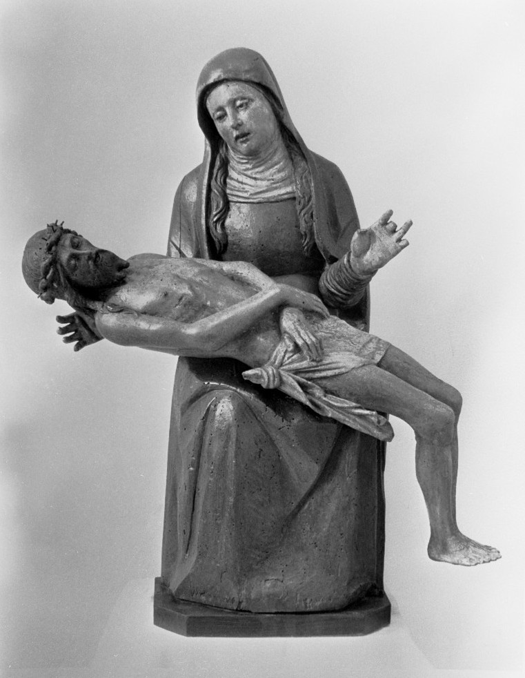 Cristo in pietà (scultura) - ambito Italia settentrionale (sec. XVI)