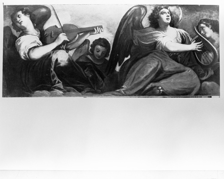 angeli musicanti (dipinto) di Negretti Jacopo detto Palma il Giovane (sec. XVI)
