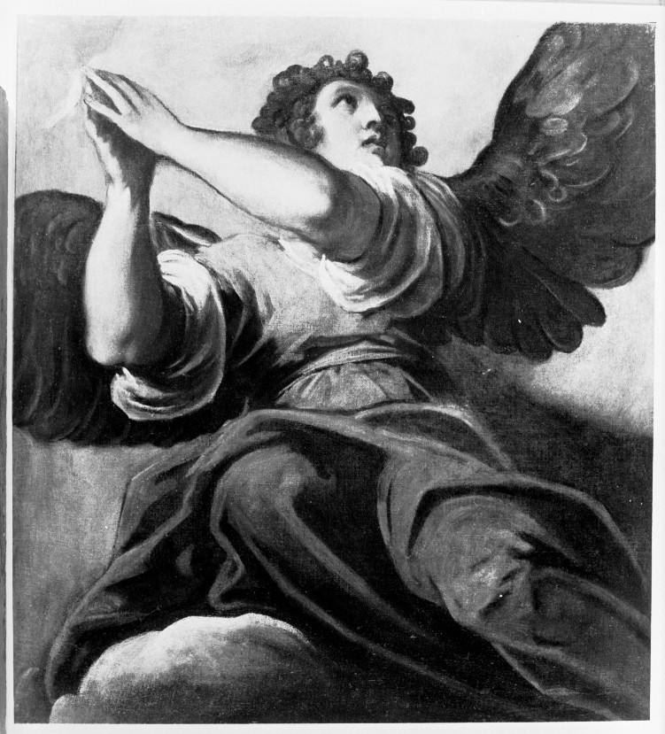 angelo orante (dipinto) di Negretti Jacopo detto Palma il Giovane (sec. XVI)