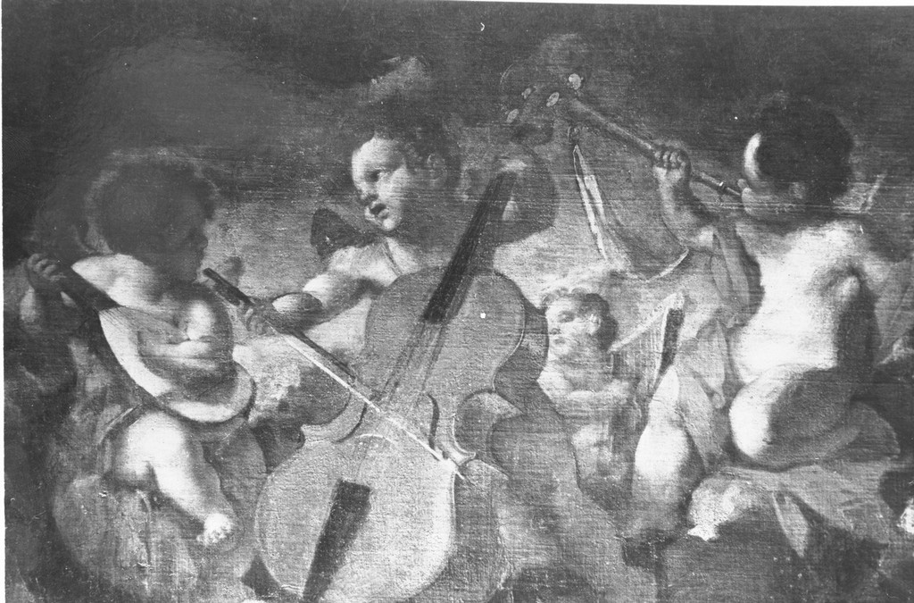 angeli musicanti (dipinto, complesso decorativo) di Mariotti Giovanni Battista (secondo quarto sec. XVIII)