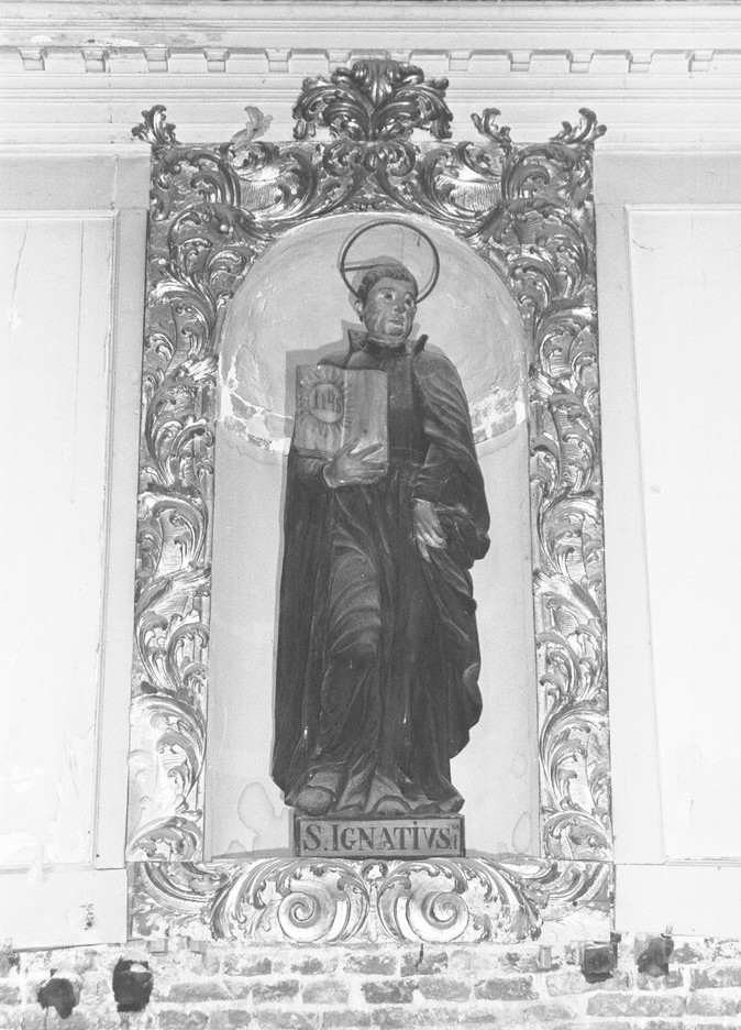 Sant'Ignazio di Loyola (scultura, elemento d'insieme) - ambito veneto (seconda metà sec. XVIII)