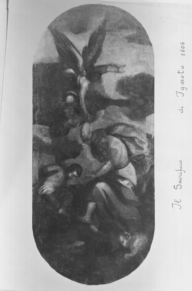 sacrificio di Isacco (dipinto, elemento d'insieme) - ambito veneto (inizio sec. XVII)