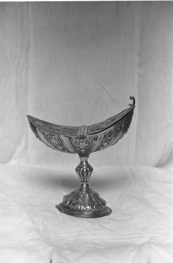 navicella portaincenso - ambito veneto (seconda metà sec. XVIII)