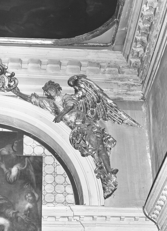 angelo (scultura, elemento d'insieme) - ambito veneto (secondo quarto sec. XVIII)