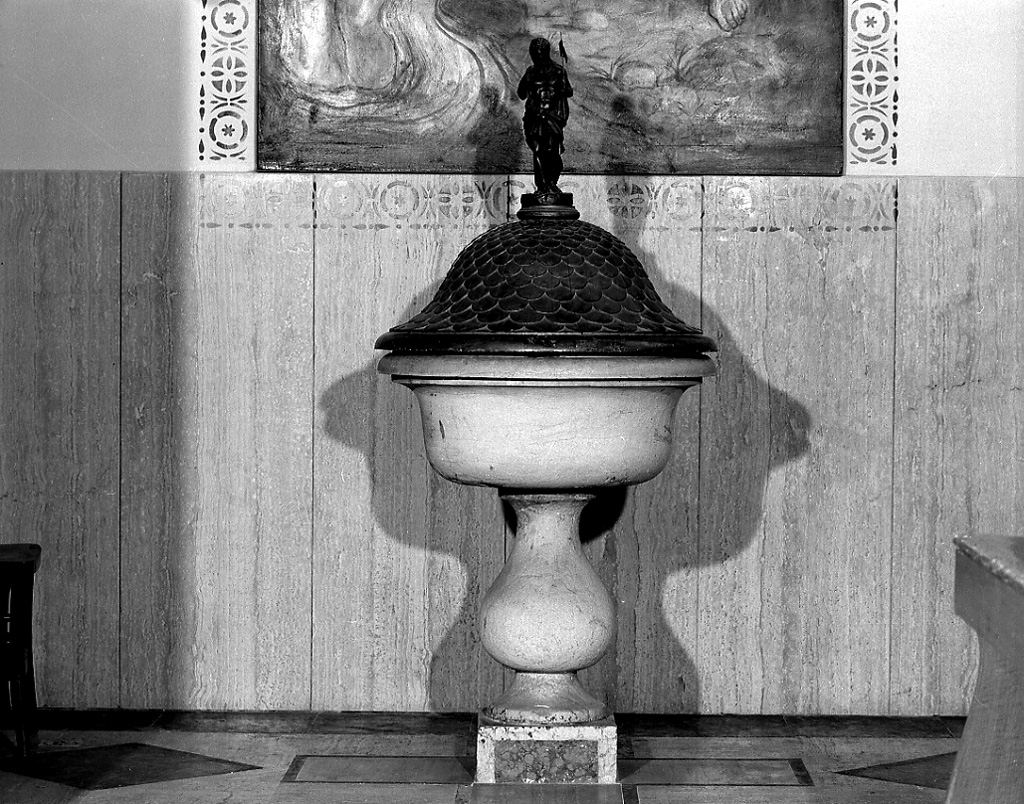 fonte battesimale - bottega veneta (sec. XVIII)