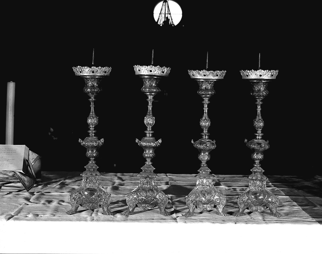 candeliere, serie - bottega veneta (sec. XVIII)