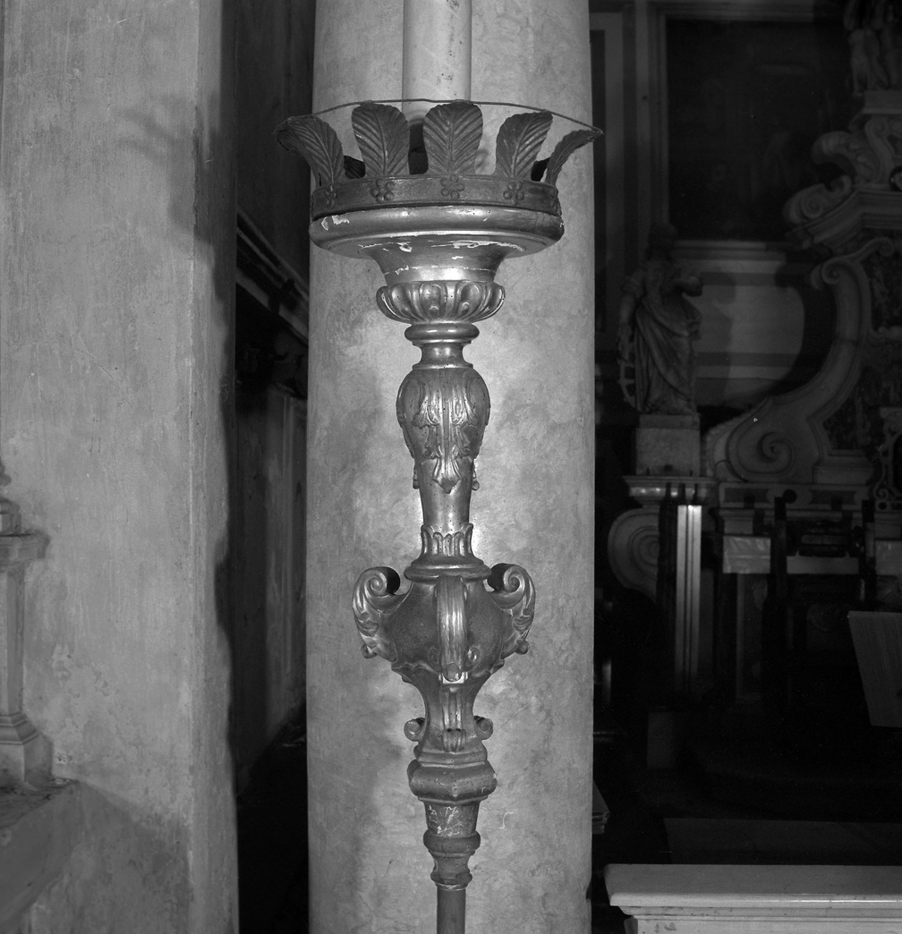 candelabro - ambito veneto (fine/inizio secc. XVIII/ XIX)