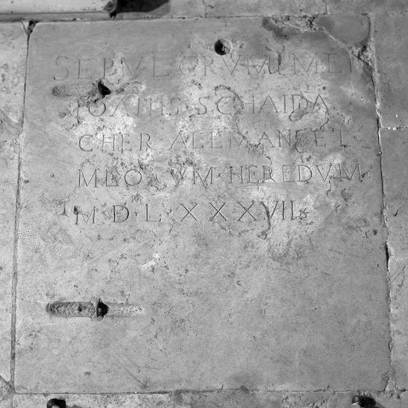lapide - ambito veneto (ultimo quarto sec. XVI)